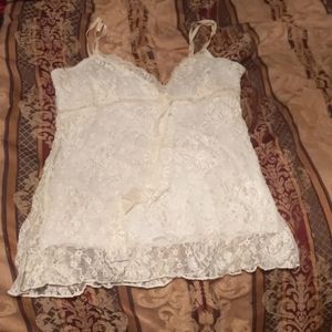A lace tanktop spegetti strap